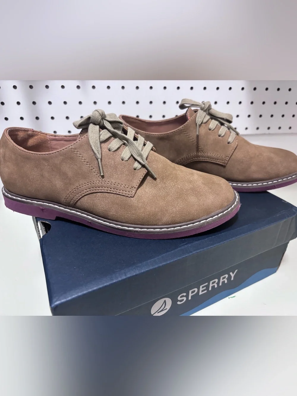 Sperry Boys’ Tevin Dirty Buck Lace-up Shoes